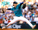 Bryce Miller Autographed 8x10 Photo Seattle Mariners MCS Holo Stock #234563