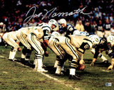 Joe Namath Autographed 16x20 Photo New York Jets Beckett BAS Witness Stock #235427