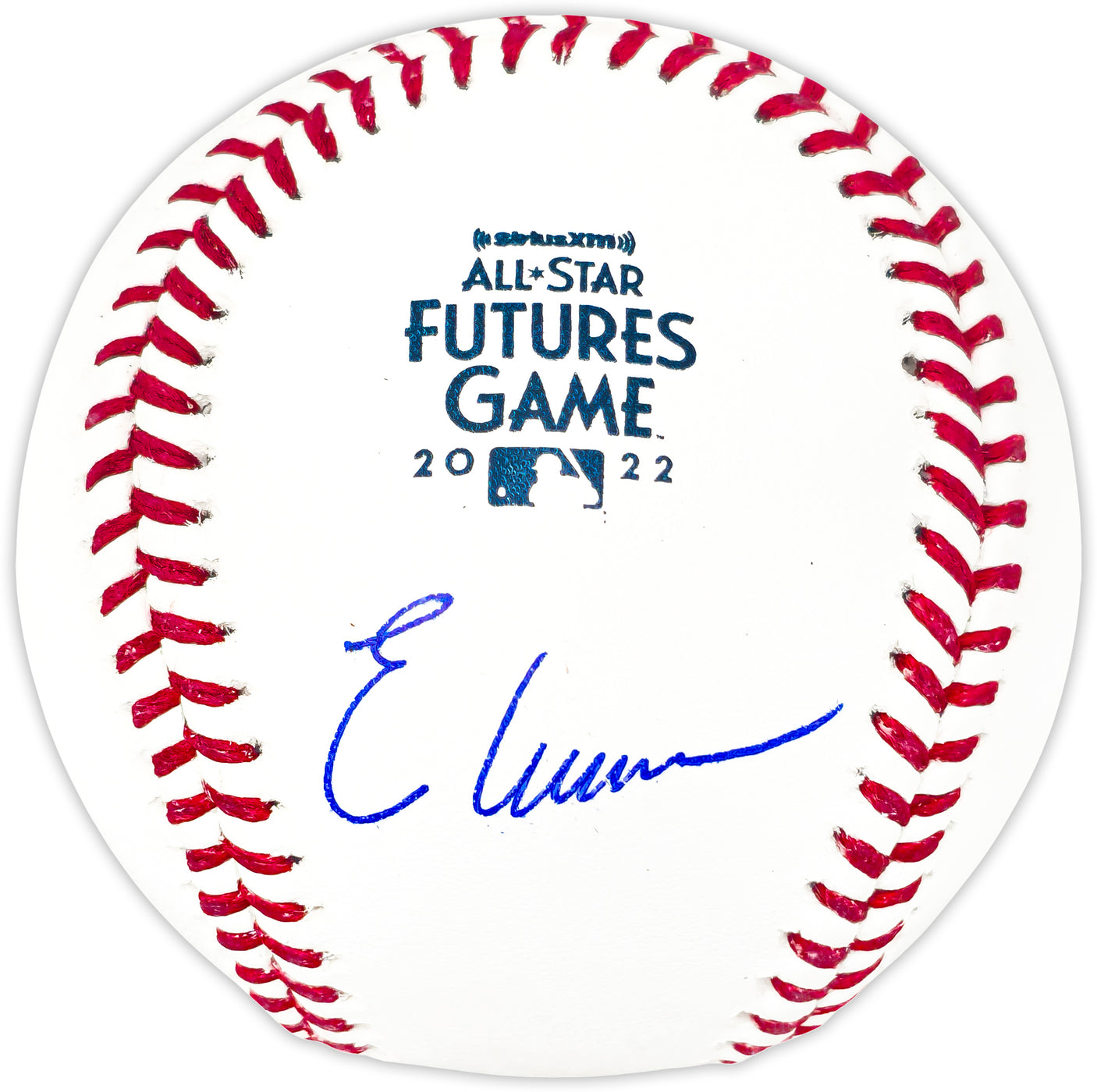 Elly De La Cruz Autographed 2022 Futures Game Logo MLB Baseball Cincinnati Reds Beckett BAS QR Stock #221139