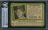 Ted Simmons Autographed 1971 Topps Rookie Card #117 St. Louis Cardinals Beckett BAS #14862595