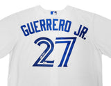 Toronto Blue Jays Vladimir Guerrero Jr. Autographed White Nike Jersey Size XL Beckett BAS QR Stock #210101