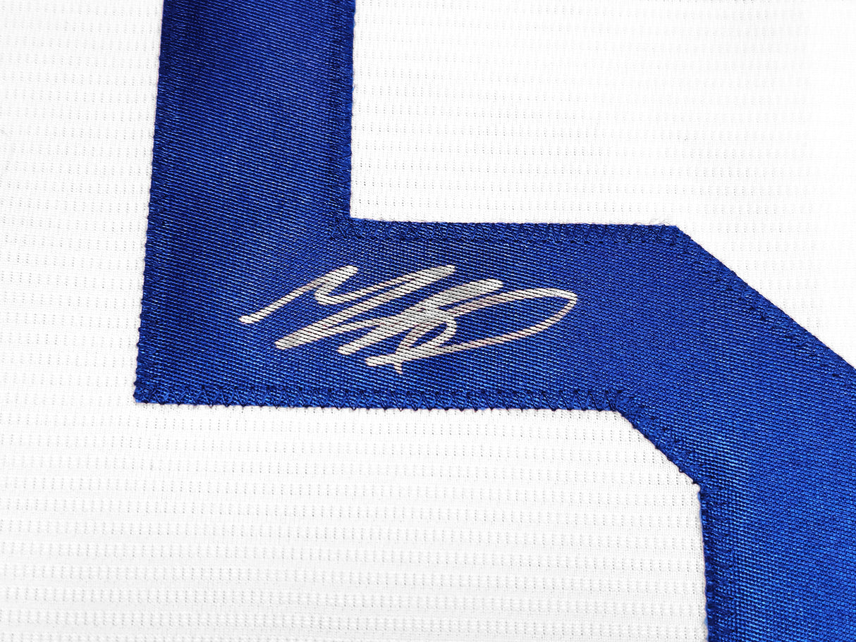 Los Angeles Dodgers Mookie Betts Autographed White Nike Jersey Size XL JSA Stock #221300