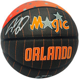 Shaquille Shaq O'Neal Autographed 75th Anniversary City Edition Basketball Orlando Magic Beckett BAS Witness Stock #235721