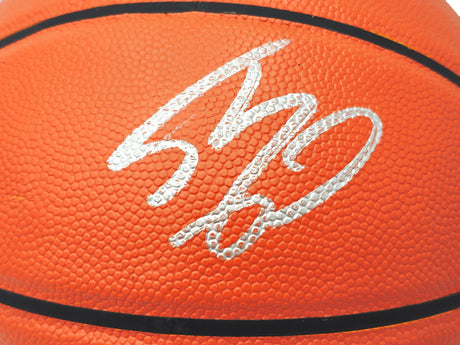 Shaquille Shaq O'Neal Autographed Official Spalding Official Game Ball Series Basketball Los Angeles Lakers Beckett BAS Witness Stock #235720