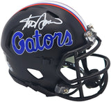 Steve Spurrier Autographed Florida Gators Black 2023 Alternate Speed Mini Helmet Beckett BAS Witness Stock #236155