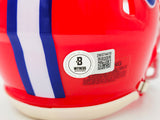 Steve Spurrier Autographed Florida Gators Orange Speed Mini Helmet Beckett BAS Witness Stock #236153