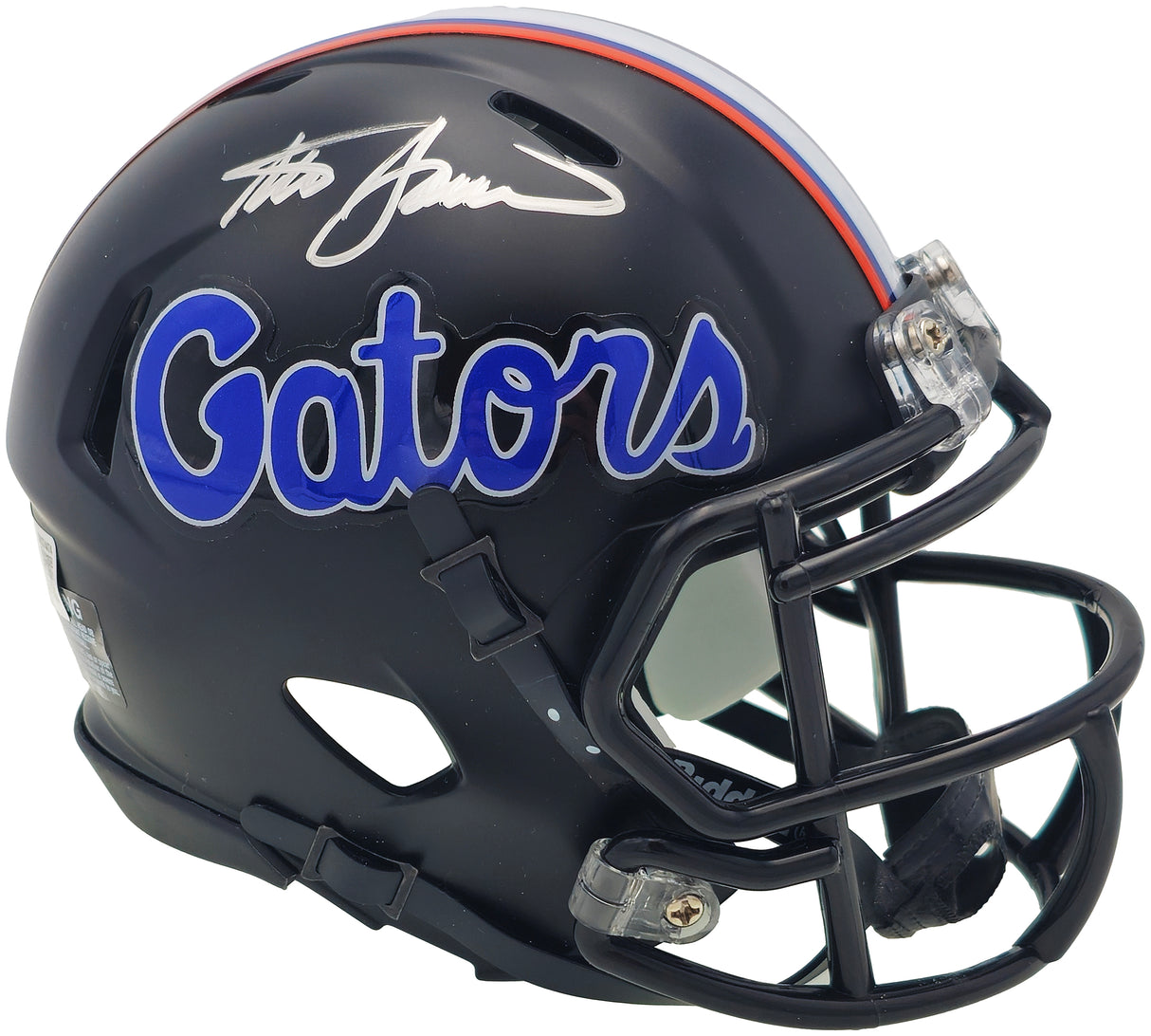 Steve Spurrier Autographed Florida Gators Black 2023 Alternate Speed Mini Helmet Beckett BAS Witness Stock #236156