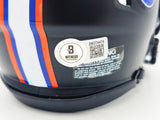 Steve Spurrier Autographed Florida Gators Black 2023 Alternate Speed Mini Helmet Beckett BAS Witness Stock #236156