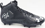 Tyler Lockett Autographed Black Under Armour Team Fierce MC Cleats Seattle Seahawks Size 10 MCS Holo Stock #236388