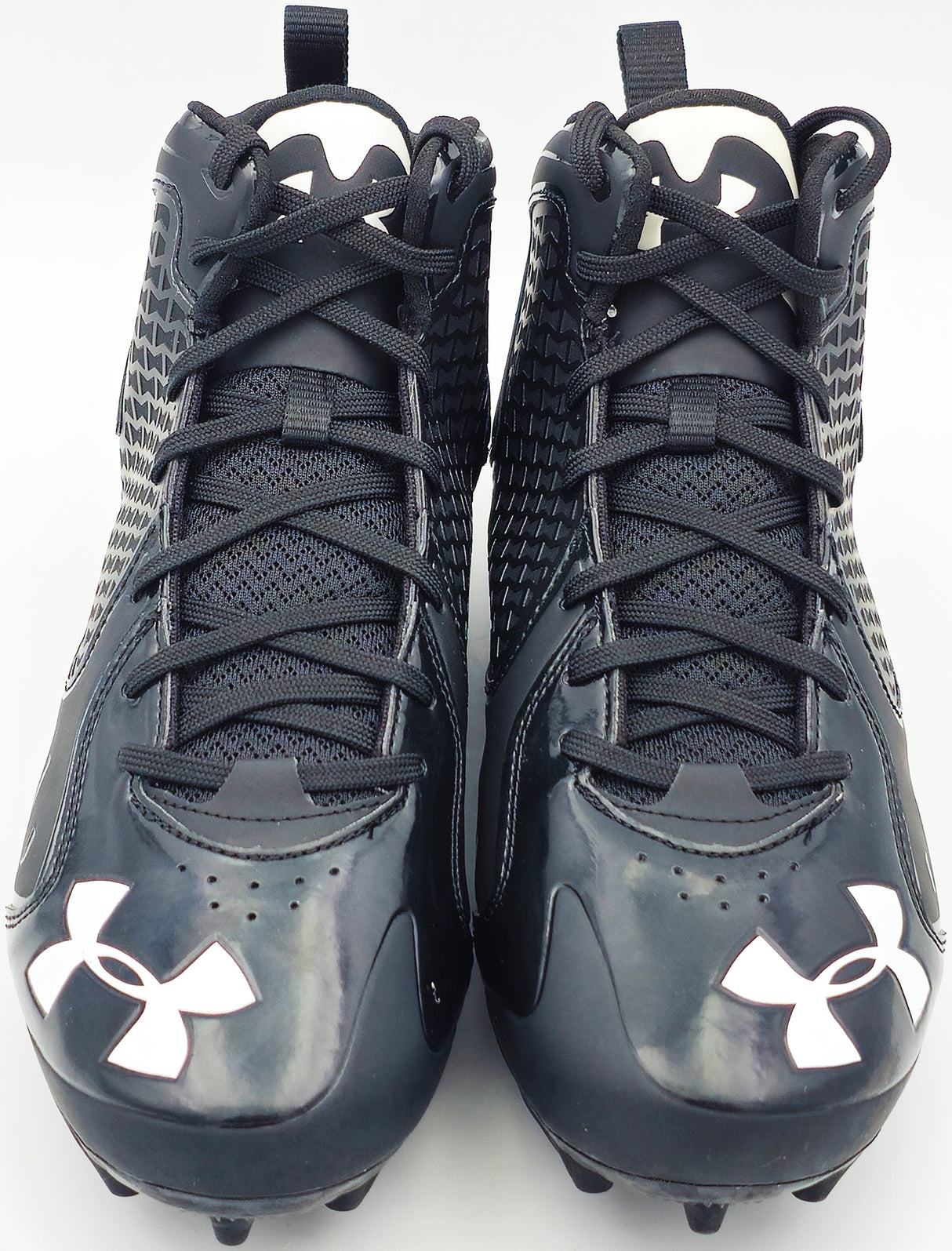 Tyler Lockett Autographed Black Under Armour Team Fierce MC Cleats Seattle Seahawks Size 10 MCS Holo Stock #236388