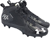 Tyler Lockett Autographed Black Under Armour Team Fierce MC Cleats Seattle Seahawks Size 10.5 MCS Holo Stock #236389