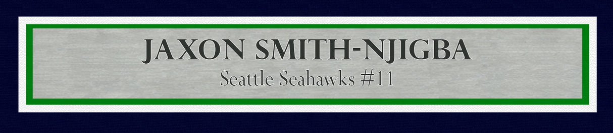 Jaxon Smith-Njigba Autographed Framed 16x20 Photo Seattle Seahawks Spotlight Fanatics Holo Stock #235661