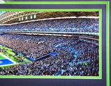 Unsigned Framed 12x36 Panoramic Photo Seattle Seahawks End Zone View Stock #235675