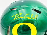 Dillon Gabriel Autographed Oregon Ducks Green Full Size Speed Authentic Helmet Beckett BAS Witness Stock #235764