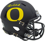 Dillon Gabriel Autographed Oregon Ducks Black Speed Mini Helmet Beckett BAS Witness Stock #235760