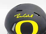 Dillon Gabriel Autographed Oregon Ducks Black Speed Mini Helmet Beckett BAS Witness Stock #235760