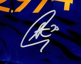 Stephen Curry Autographed 16x20 Photo Golden State Warriors All Time 3 Point Leader JSA Stock #235691