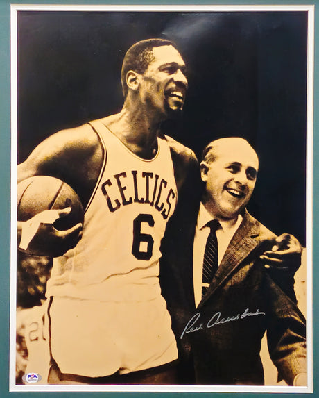 Red Auerbach Autographed Framed 16x20 Photo Boston Celtics PSA/DNA #AH28780