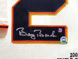 San Francisco Giants Barry Bonds Autographed Framed Cream Russell Stat Jersey BB & #13/73 MLB Holo #MT00562050