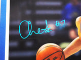 Chet Holmgren Autographed Framed 16x20 Photo Oklahoma City Thunder Beckett BAS Witness #1W125997