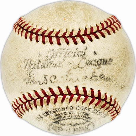 Babe Ruth Autographed Official Ford Frick NL Baseball New York Yankees PSA/DNA #J29825