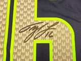 Seattle Seahawks Tyler Lockett Autographed Blue Nike On Field Jersey Size XL MCS Holo Stock #222043