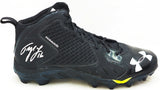 Tyler Lockett Autographed Black Under Armour Cleats Seattle Seahawks Size 13.5 MCS Holo Stock #222024