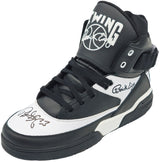 Patrick Ewing Autographed Black & White Ewing Athletics 33 HI OG Left Shoe New York Knicks Size 13 W/ Box Beckett BAS Witness Stock #236553