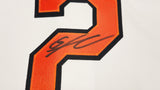 Baltimore Orioles Gunnar Henderson Autographed White Nike Jersey Size XL Beckett BAS Witness Stock #236622