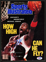 Michael Jordan Autographed Sports Illustrated Magazine 1989 Edition Chicago Bulls PSA/DNA #P04321