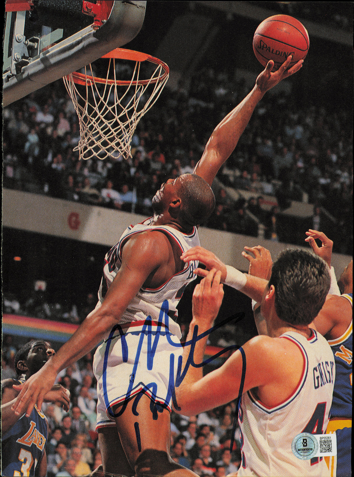 Charles Barkley Autographed 8x11 Magazine Page Photo Philadelphia 76ers Beckett BAS QR #BP55261