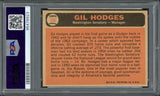 Gil Hodges Autographed 1966 Topps Card #386 Washington Senators PSA 4 Auto Grade 7 PSA/DNA #98478923