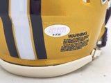 Dillon Johnson Autographed Washington Huskies Gold Speed Mini Helmet MCS Holo Stock #222073