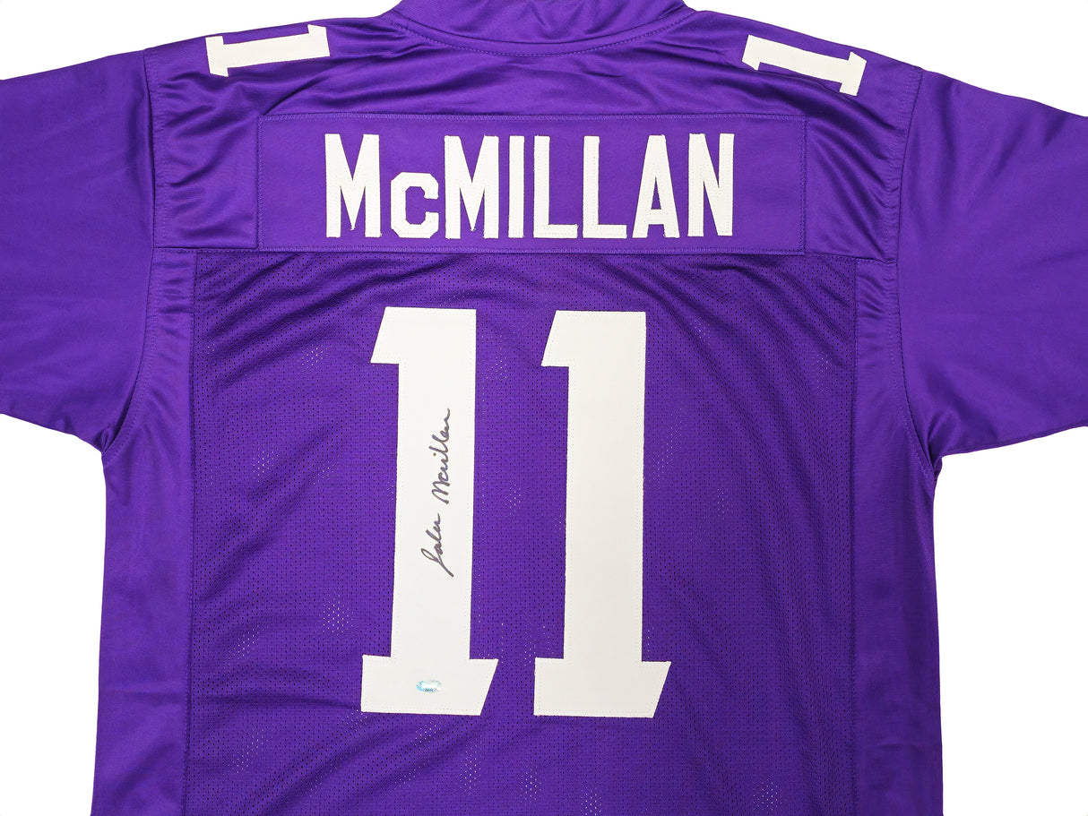 Washington Huskies Jalen McMillan Autographed Purple Jersey MCS Holo Stock #222069