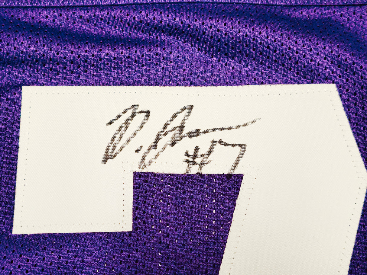 Washington Huskies Dillon Johnson Autographed Purple Jersey MCS Holo Stock #222081