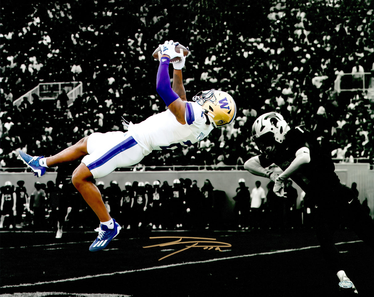 Ja'Lynn Polk Autographed 16x20 Photo Washington Huskies MCS Holo Stock #222058