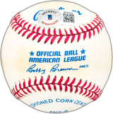 Calvin Griffith Autographed Official AL Baseball Minnesota Twins Owner Beckett BAS #BK44336