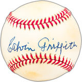 Calvin Griffith Autographed Official AL Baseball Minnesota Twins Owner Beckett BAS #BK44338