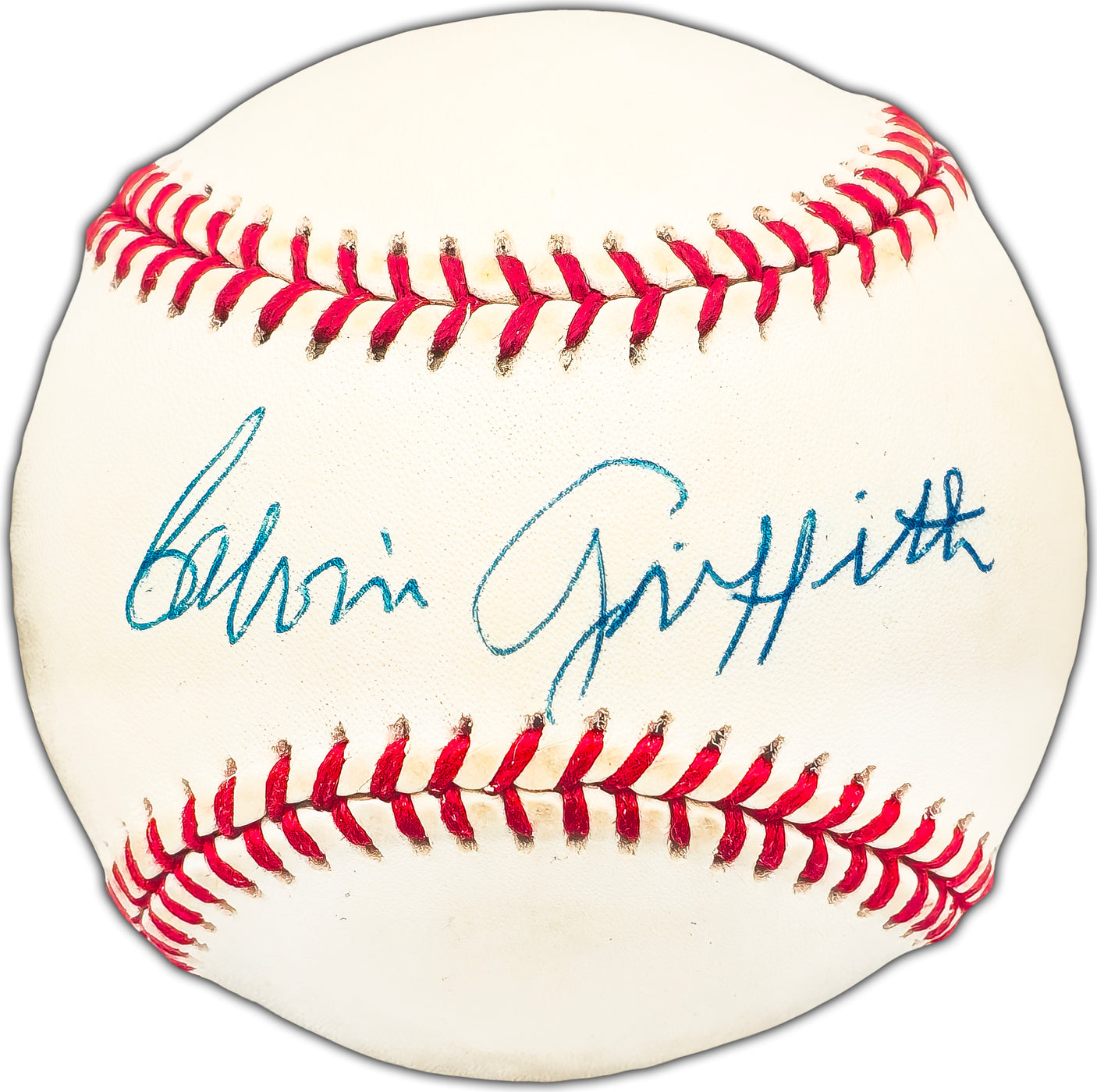 Calvin Griffith Autographed Official AL Baseball Minnesota Twins Owner Beckett BAS #BK44339