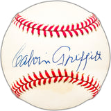 Calvin Griffith Autographed Official AL Baseball Minnesota Twins Owner Beckett BAS #BK44343