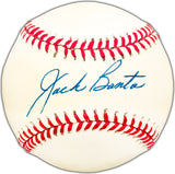 Jack Banta Autographed Official NL Baseball Brooklyn Dodgers Beckett BAS #BK44350