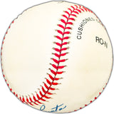 Jack Banta Autographed Official NL Baseball Brooklyn Dodgers Beckett BAS #BK44350