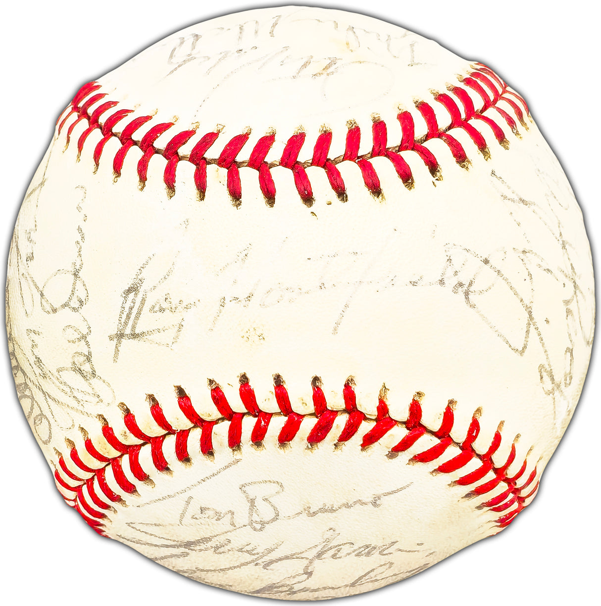 1977 Toronto Blue Jays Team Signed Autographed Official MacPhail AL Baseball Inaugural Year With 29 Signatures Including Bobby Doerr JSA #YY12847