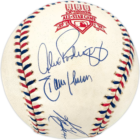 1997 Seattle Mariners All Star Team Signed Autographed Official MLB Baseball Wih 5 Signatures Including Ken Griffey Jr. & Randy Johnson Beckett BAS #AD43513