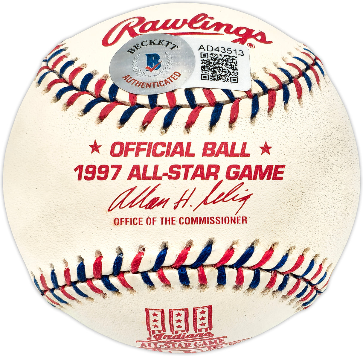 1997 Seattle Mariners All Star Team Signed Autographed Official MLB Baseball Wih 5 Signatures Including Ken Griffey Jr. & Randy Johnson Beckett BAS #AD43513