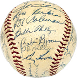 1955 Detroit Tigers Team Signed Autographed Official Harridge AL Baseball With 30 Signatures Including Al Kaline Beckett BAS #AD43528