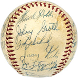 1955 Washington Senators Team Signed Autographed Official Harridge AL Baseball With 27 Signatures Including Harmon Killebrew (Rookie) Beckett BAS #AD43530