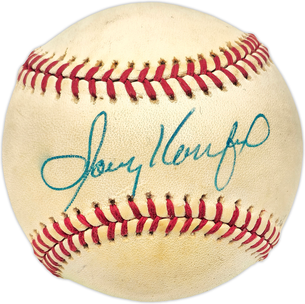 Sandy Koufax Autographed Official NL Baseball Los Angeles Dodgers Beckett BAS #AD43499