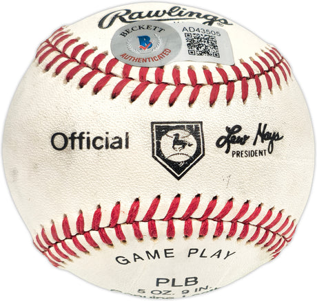 Willie Mays Autographed Official Lee Hays Rawlings Baseball San Francisco Giants Beckett BAS #AD43505