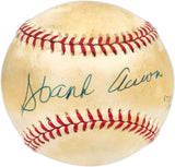 Hank Aaron Autographed Official Jackie Robinson 50th Anniversary NL Baseball Atlanta Braves #873/1947 Beckett BAS #AD43510